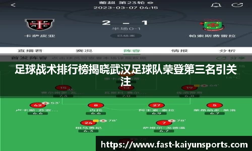足球战术排行榜揭晓武汉足球队荣登第三名引关注